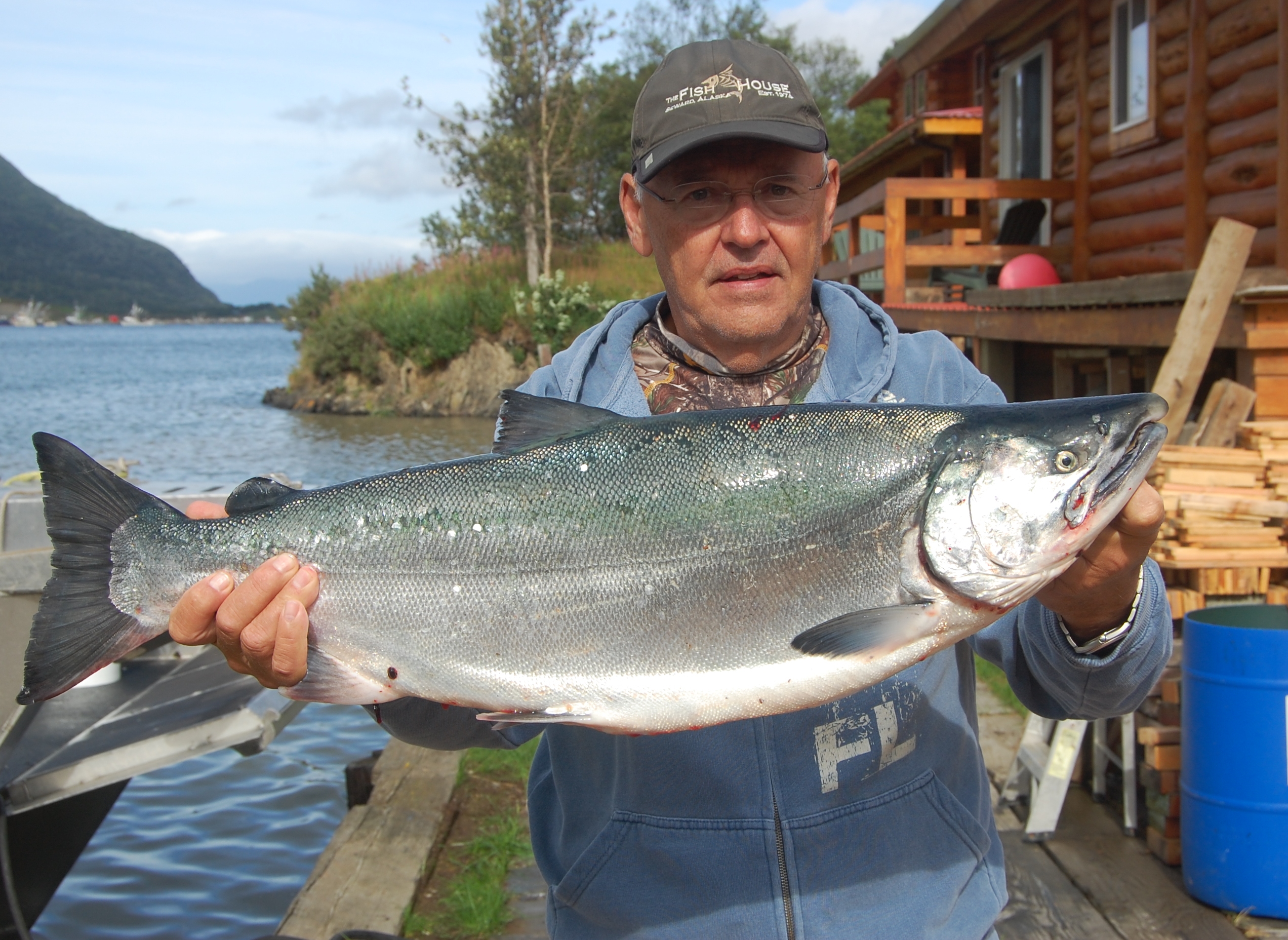 Salmon Fishing in Kodiak Island