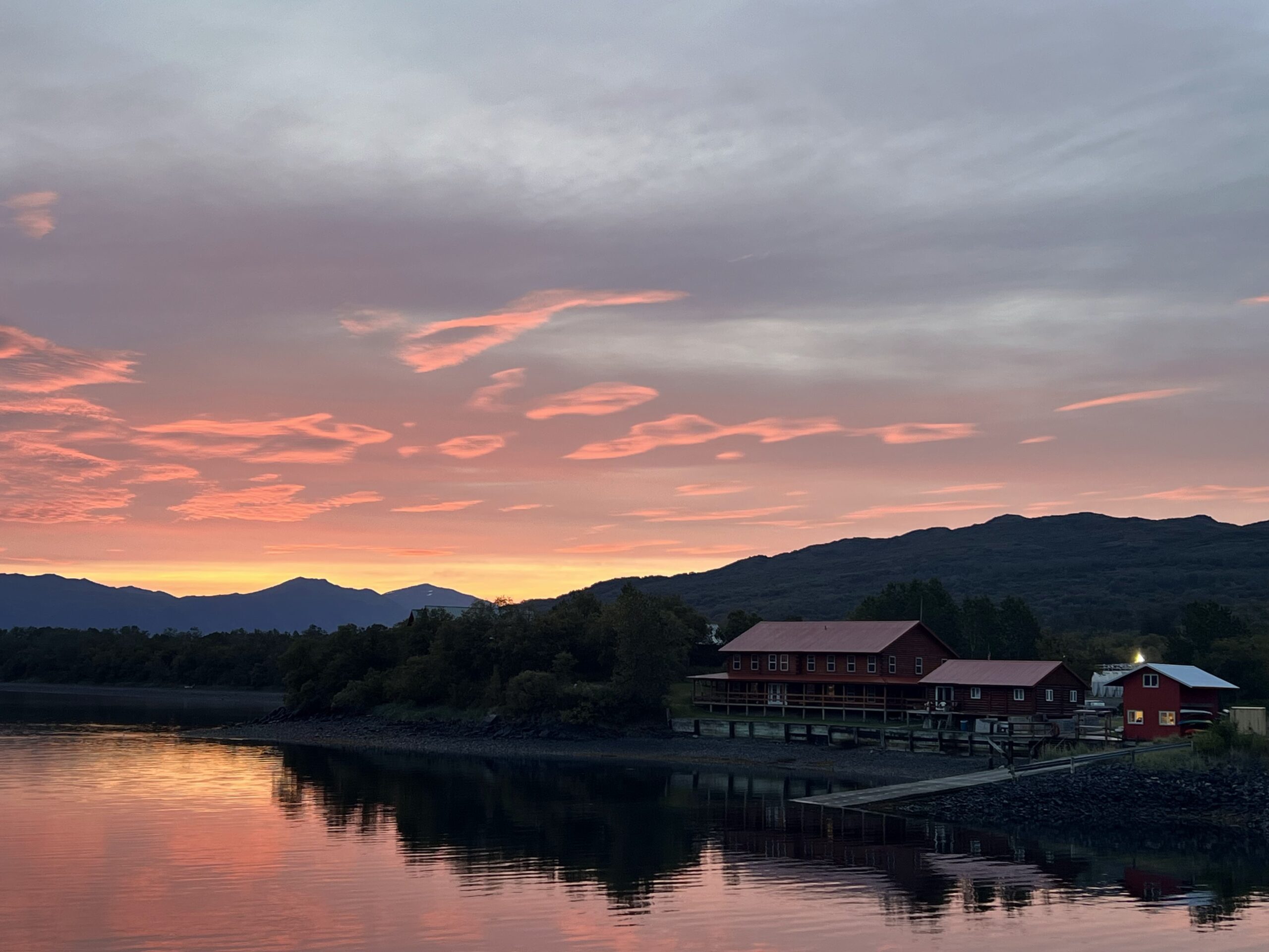 Sunrise at Kodiak Island Resort